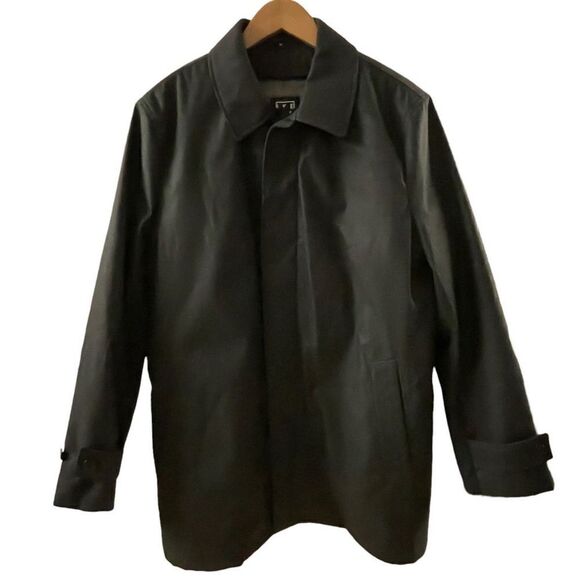 Ike Behar ~ dk grey all weather jacket ~ size Medium - Picture 1 of 12